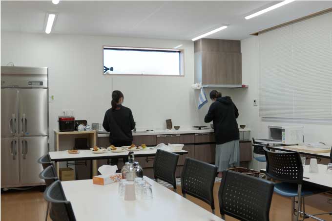 台所のような社員食堂 台所のような社員食堂